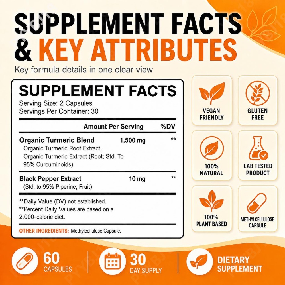 Turmeric & Ginger Capsules wit - Turmeric Curcumin Capsule ulasan dan harga